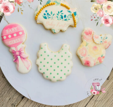 Baby girl cookies