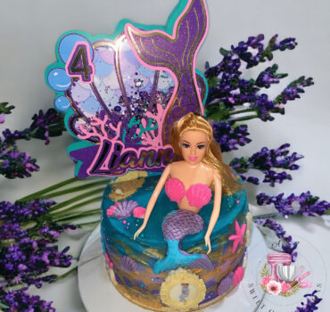 mermaid Barbie cake