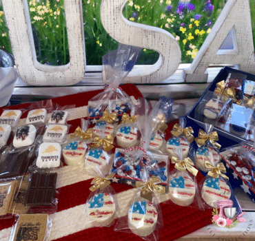 USA cakes and smores