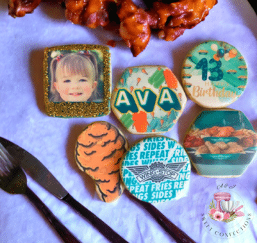 custom cookie design from A&J sweet confections