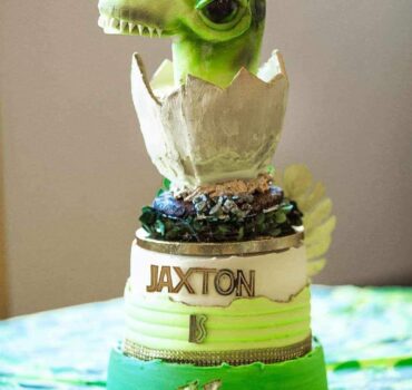 T-rex cake topper